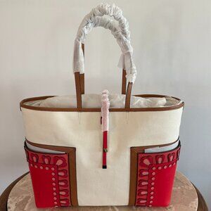 Tory Burch XL Tote Jumbo Resort Rare